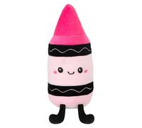 VFM e-Store - Crayon Soft Toy Cute Plushie Huggable Cuddly Stuffed Toy Plush Toy Cute Stuffed Plushie, Gifts for Birthday, Valentine's Day Christmas - 16cm Pink