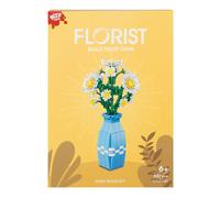 VFM e-Store Daises Building Block Flower Bouquet Set 26cm x 20cm Multicolour X 1 | Size: 26 cm x 20 cm VFM e-Store Multicolor 26 cm x 20 cm