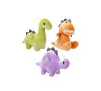 VFM e-Store Dinosaur Soft Toy 18cm Stegosaurus, T-Rex Diplodocus (3 Pack) VFM e-Store Multicolor