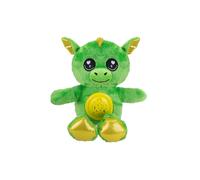 VFM - Dragon Plush Projector Night Light 9" - Super Soft Green Fluffy Fabric Toy With Embroidered Details - Create A Starry Sky for Sleeping Children