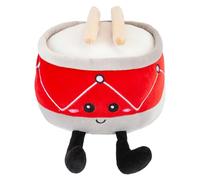 VFM e-Store - Drum Soft Toy Cute Plushie Huggable Cuddly Stuffed Toy Plush Toy Cute Stuffed Plushie, Gifts for Birthday, Valentine's Day Christmas - 27cm Red