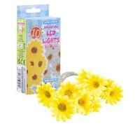 VFM e-Store - Easter Daisy Chain String Lights Decorations Egg Hunt Games Party Fun Events - 135cm X 5cm Yellow X 1