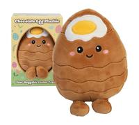 VFM e-Store - Easter Egg Soft Toy In Gift Box Plush Gift Egg Hunt Prize - 19cm X 14cm Chocolate Creme Egg X 1