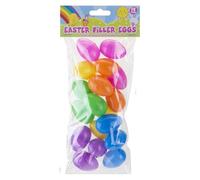 VFM e-Store - Easter Fillable Egg Hunt Set Egg Hunt Games Party Fun Events - 4.5cm X 4.5cm Multicolour X 18