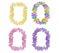 VFM e-Store - Easter Lei's Fancy Dress Accessory Dress Up Accessory Egg Hunt Games Party Fun Events - 53cm X 12cm Multicolour X 4