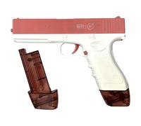 VFM e-Store - Electric Water Gun Pistol Automatic Battery Powered Water Guns for Adults Kids Outdoor Pool Summer Beach - 13. 5cm x 18cm Pink X 1