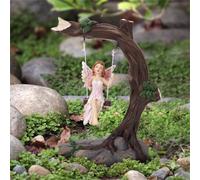 VFM e-Store Fairy on a Swing, Garden Ornament in Brown VFM e-Store Brown
