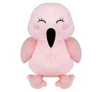 VFM e-Store - Flamingo Kawaii Zoo Soft Toy - Bedroom Decoration - Perfect for Plush Lovers, Gift Ideas for Children - Pink - 25cm X 16cm