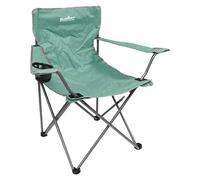 VFM e-Store Folding Camping Chair with Bag & Cup Holder 51cm x 81cm Green X 1 in Light Green | Size: 51 cm x 81 cm VFM e-Store Light Green 51 cm x 81 cm