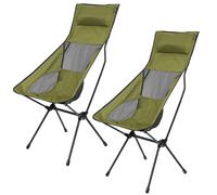 VFM e-Store Folding Outdoor Chair with Carry Bag Green, Pack Away Easy, Durable in Green VFM e-Store Green