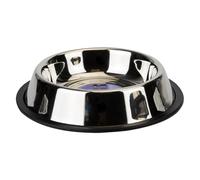 VFM e-Store - Food Bowl for Pets Ideal for Households With Pets - 16cm X 16cm Silver X 1