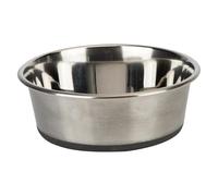 VFM e-Store - Food Bowl for Pets Ideal for Households With Pets - 17cm X 17cm Silver X 1