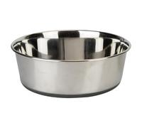 VFM e-Store - Food Bowl for Pets Ideal for Households With Pets - 27cm X 27cm Silver X 1