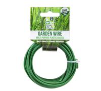 VFM e-Store Garden Wire 5M Plastic Coated Gardening Tools Accessories 5 Metre in Green VFM e-Store Green