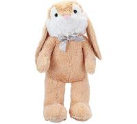 VFM E Store - Giant Easter Bunny Teddy 75cm - Super Soft Large Bunny Plush, Giant Teddy Rabbit With Embroidered Details and Ribbon, Easter Gift for Kids