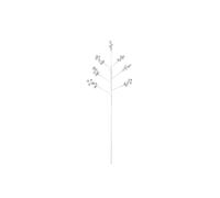 VFM e-Store Glitter Berry Pick Christmas Decoration Ornament X 1 73cm Silver VFM e-Store Silver