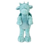 VFM e-Store - Gorgeous George Luxury Dragon Soft Toy - Two Tone - Perfect for Plush Lovers, Gift Ideas for Children - Blue - 30cm X 14cm