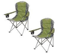 VFM e-Store Green Berkley Padded Chair with Carry Bag Indigo Pack of 2 VFM e-Store Green