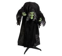 VFM e-Store - Halloween Animated Witch Decoration Halloween Party, Trick or Treat Spooky Halloween Parties, Creepy, Fright, Costume, Fancy Dess Accessories and Props - 36inch Black
