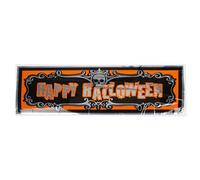 VFM e-Store - Halloween Banner 3Ft Decoration Banner 3Ft Decoration Party Happy Trick Or Treat 90cm Party Spooky Parties, Costume, Fancy Dress Accessories and Props - 90cm 2 Pack