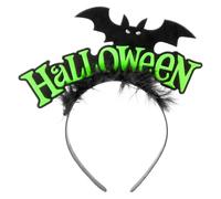 VFM e-Store - Halloween Bat Headband Party, Trick Or Treat Spooky Parties, Creepy, Fright, Costume, Fancy Dess Accessories and Props - Green