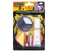 VFM e-Store Halloween Face Paint Set Fancy Dress 21cm x 13cm Red Grey Black X 1 | Size: 21 cm x 13 cm VFM e-Store Multicolor 21 cm x 13 cm