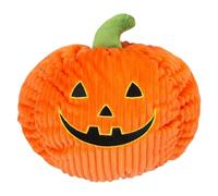 VFM e-Store - Halloween Pumpkin Soft Toy Smiling Plush Decoration- Trick Or Treat Festive Party Gift - 10cm X 15cm Orange X 1