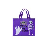 VFM e-Store Halloween Shopper Bag Party, Trick or Treat Orange Spider in Purple VFM e-Store Purple