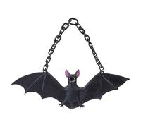 VFM e-Store - Hanging Bat Decoration Halloween Party, Trick Or Treat Spooky Halloween Parties, Creepy, Fright, Costume, Fancy Dess Accessories and Props - Black