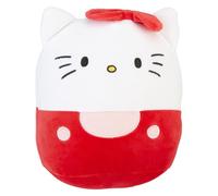 VFM e-Store - Hello Kitty Oval Pillow - Red and White Theme - Great for Bedroom Decor, Gift Ideas for Children - Red - 22cm X 16cm