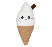 VFM e-Store - Ice Cream Soft Toy Cute Plushie Huggable Cuddly Stuffed Toy Plush Toy Cute Stuffed Plushie, Gifts for Birthday, Valentine's Day Christmas - 27cm White