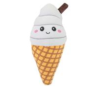 VFM e-Store - Ice Cream Soft Toy Cute Plushie Huggable Cuddly Stuffed Toy Plush Toy Cute Stuffed Plushie, Gifts for Birthday, Valentine's Day Christmas - 16cm White