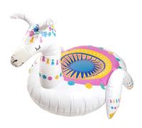 Inflatable Pool Float Peacock Lounger Novelty Swimming Lilo VFM e-Store White One Size