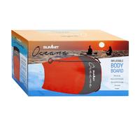 VFM - Inflatable Red Single Bodyboard For One Person - Summit Oceana