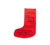 VFM e-Store Jumbo Felt Printed Stocking in Red VFM e-Store Red