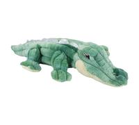 VFM e-Store - Laying Alligator Soft Toy - Bedroom Decoration - Perfect for Plush Lovers, Gift Ideas for Children - Green - 64cm X 17cm