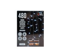 VFM e-Store LED Snowing Icicle Lights Mains Operated in White VFM e-Store White