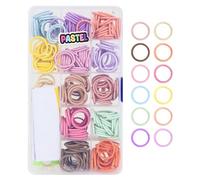 VFM e-Store - Loom Bands Pastel 250 Piece Set - In Clear Box - Arts and Crafts, Birthday Christmas Gift Ideas - Multi - 17cm X 10cm