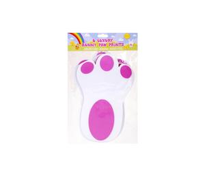 VFM e-Store Luxury Bunny Paw Prints Easter Hunt Activity (6 Pack) in White VFM e-Store White