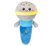 VFM e-Store - Microphone Soft Toy Cute Plushie Huggable Cuddly Stuffed Toy Plush Toy Cute Stuffed Plushie, Gifts for Birthday, Valentine's Day Christmas - 27cm Blue