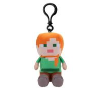 VFM e-Store Minecraft Alex Soft Toy Clip 13cm x 11.7cm Multicolour X 1 | Size: 13 cm x 11.7 cm VFM e-Store Multicolor 13 cm x 11.7 cm