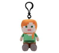 VFM e-Store - Minecraft Alex Soft Toy Clip Video Game Character-Officially Licensed Plush Cute Stuffed Plushie, Gifts for Birthday, Valentine's Day Christmas - 13cm X 11.7cm Multicolour X 1