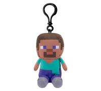 VFM e-Store Minecraft Steve Soft Toy Clip 13cm x 11.7cm Multicolour X 1 | Size: 13 cm x 11.7 cm VFM e-Store Multicolor 13 cm x 11.7 cm