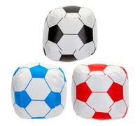 VFM e-Store - Mini Soft Football Outdoor Games Summer Activity Classic Family Games, Kids and Adults - 8cm X 8cm Multi Coloured X 1