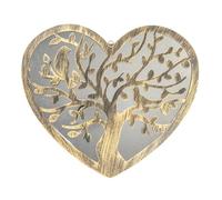 VFM e-Store - Mirror for Garden Gift Ideas, Decor - 30cm X 30cm Brown X 1