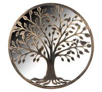 VFM e-Store - Mirror for Garden Gift Ideas, Decor - 65cm X 65cm Bronze X 1