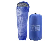 VFM e-Store Mummy Sleeping Bag Single Stylish, Warm, Easy To Pack Camp Bag Blue Mummy VFM e-Store Blue