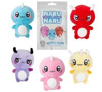 VFM e-Store - Naru Naru Soft Toy Mystery Bag Cute Plushie Huggable Cuddly Stuffed Plush Toy Cute Stuffed Plushie, Gifts for Birthday, Valentine's Day Christmas - 10cm Sky Hope Nova Luna Yuna
