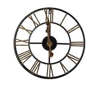 VFM e-Store - Outdoor Clock for Garden Garden Gift Ideas, Garden Decor - 40cm X 40cm Bronze X 1