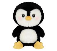 VFM e-Store - Penguin Kawaii Zoo Soft Toy - Bedroom Decoration - Perfect for Plush Lovers, Gift Ideas for Children - Black - 26cm X 16cm